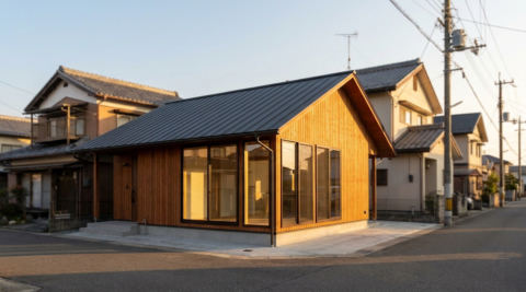 安良田の家