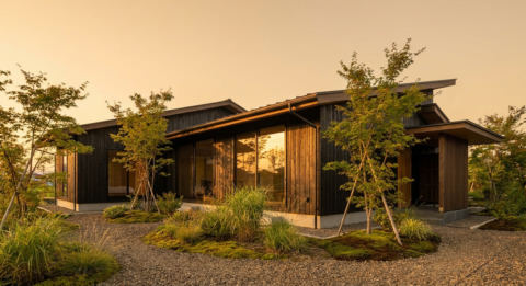 嘉山の丘の家