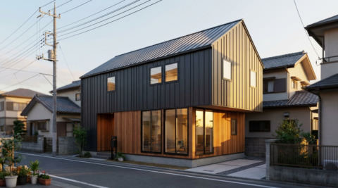 神奈川県茅ヶ崎市東海岸南 — 海近の平屋型