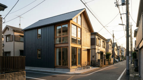 東京・茶室と縁側のある和の住まい