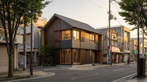長野・越屋根のある自然素材の家