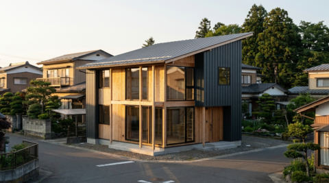青森・茶室と縁側のある和の住まい