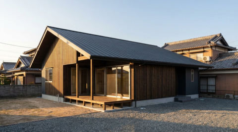 岡山東下阿知の家