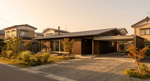 秋田の松根の家