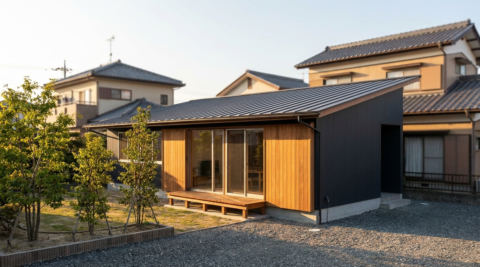 江曽島の丘の家